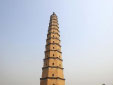 汾阳最高古砖塔已向东倾斜1.7米