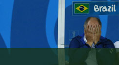 巴西1-7惨败德国