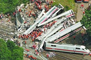1998年列车事故现场