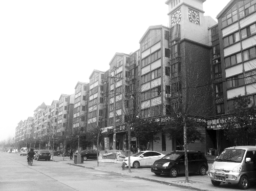 西湖新城的住宅楼