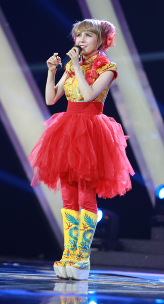 “洋娃娃”晒中文