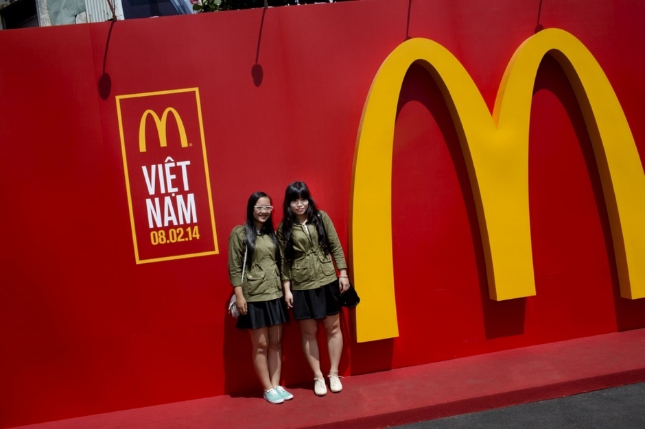 麦当劳在越南的第一天