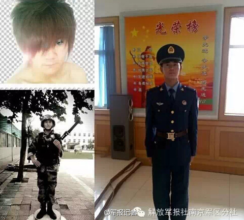 “杀马特”入伍变型男型女
