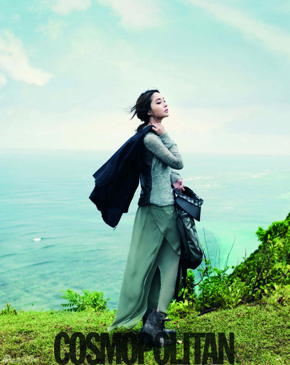 韩星李敏贞游牧写真自由风时尚混搭